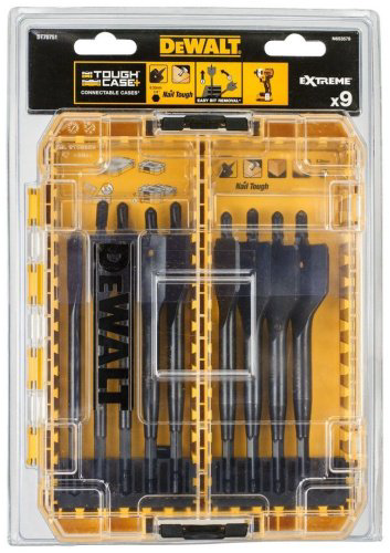 Сверло DeWALT перьевое DT70751 12 мм, 9 шт.