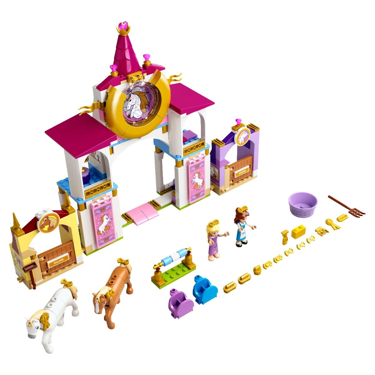 Конструктор Lego Disney Princess Королевская конюшня Белль и Рапунцель 43195