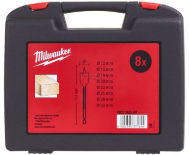 Сверло Milwaukee перьевое, по дереву 4932352504 32 мм, 8 шт.