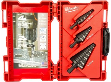 Сверло Milwaukee по металлу Step Drill Set-3pc 48899399 10 мм, 3 шт.