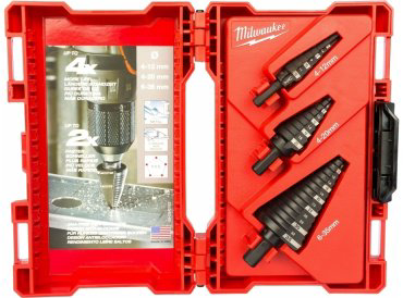Сверло Milwaukee по металлу Step Drill Set-3pc 48899399 10 мм, 3 шт.