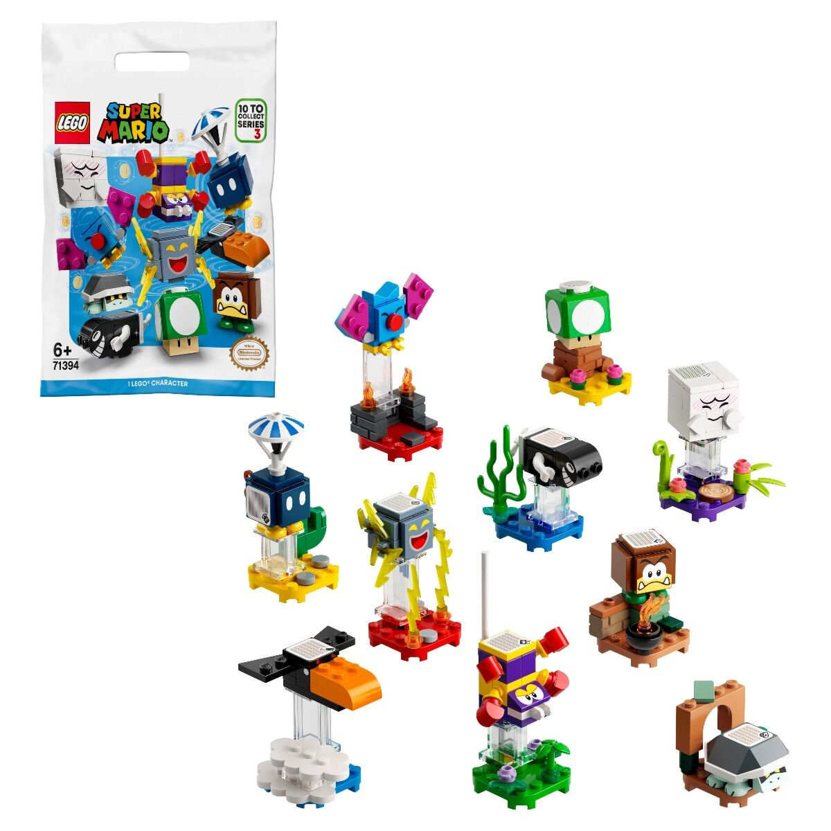 Фигурки персонажей Lego Super Mario  серия 3  71394 купить,NaN