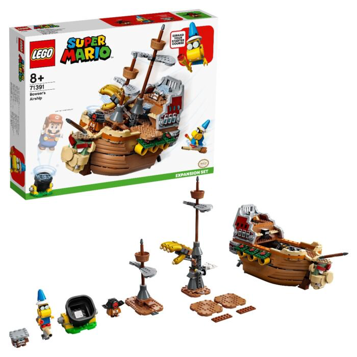 Конструктор Lego Super Mario Дополнительный набор  Летучий корабль Боузера 71391 купить,NaN