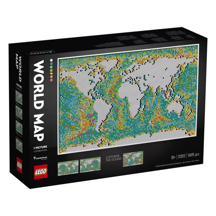 Пазлы Lego Карта мира Art 31203 купить,NaN
