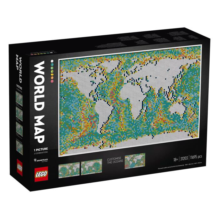 Пазлы Lego Карта мира Art 31203 купить,NaN