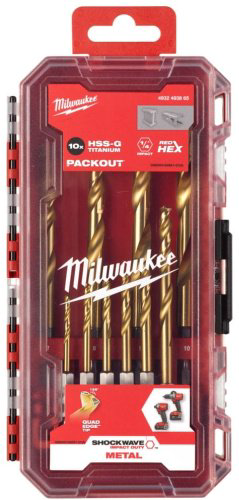 Сверло Milwaukee универсальное RedHEX 4932493865 10 мм, 10 шт. купить,NaN