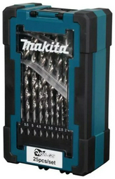 Сверло Makita спиральное D-78368 13 мм, 25 шт.