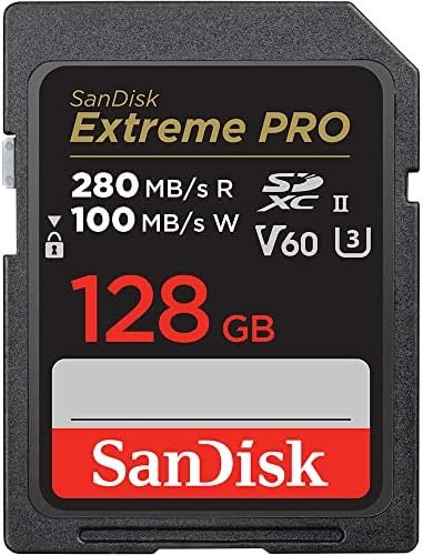 Карта памяти SanDisk Secure Digital XC Extreme PRO UHS-II V60 SDSDXEP-128G-GN4IN 128 Гб купить,NaN