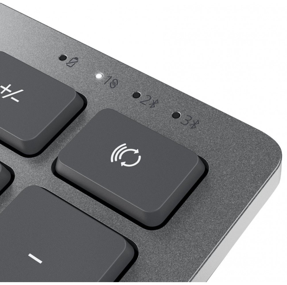 Клавиатура DELL Compact Multi-Device KB740 (580-AKOZ) серый купить,NaN