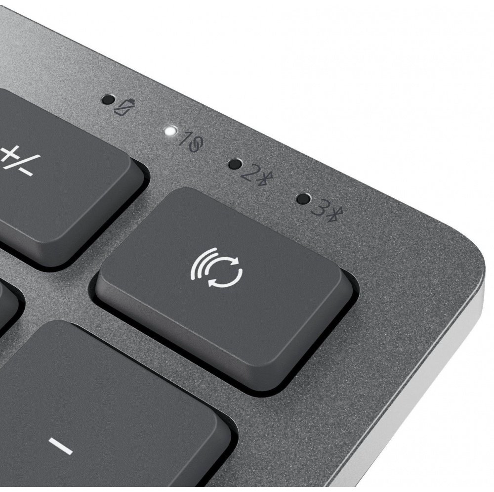 Клавиатура DELL Compact Multi-Device KB740 (580-AKOZ) серый купить,NaN