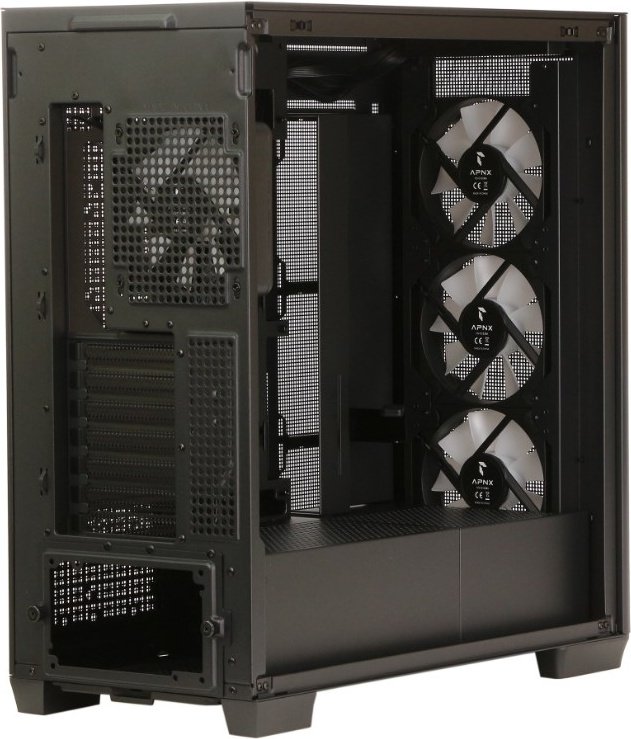Корпус AeroCool C1-R-BK-V1 черный