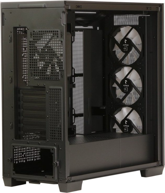 Корпус AeroCool C1-R-BK-V1 черный купить,67980