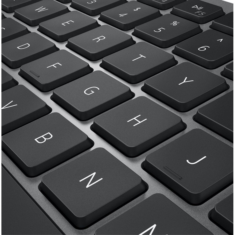 Клавиатура DELL Compact Multi-Device KB740 (580-AKOZ) серый купить,NaN