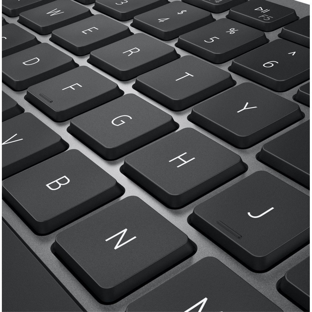 Клавиатура DELL Compact Multi-Device KB740 (580-AKOZ) серый купить,NaN