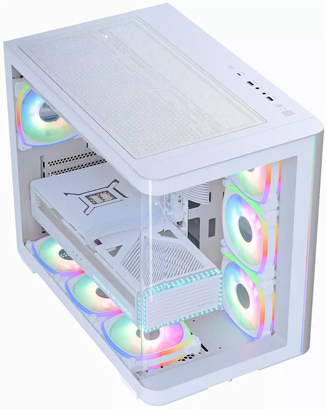 Корпус AeroCool AeroCool P500C Evo белый