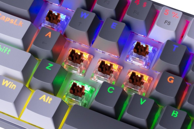 Клавиатура Redragon Fizz K617-R белый купить,NaN