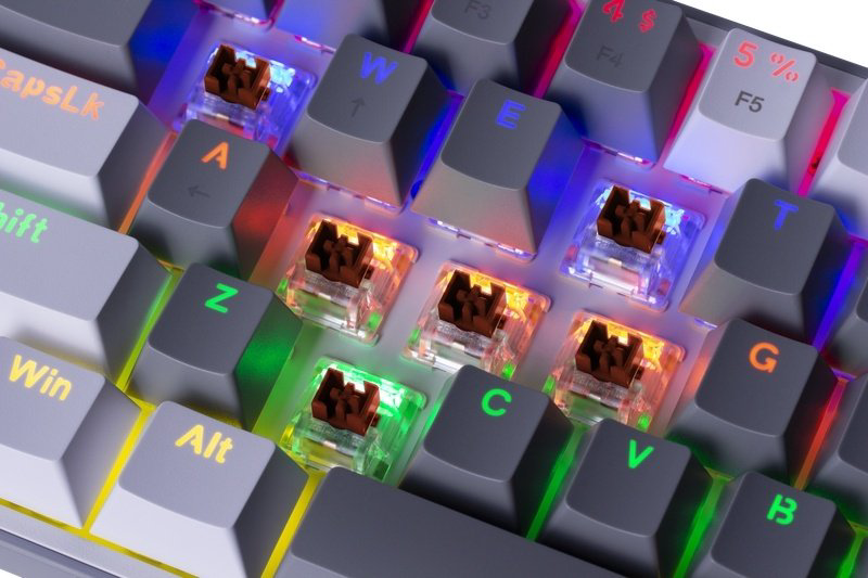 Клавиатура Redragon Fizz K617-R белый купить,NaN
