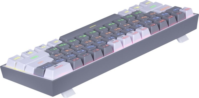 Клавиатура Redragon Fizz K617-R белый купить,NaN