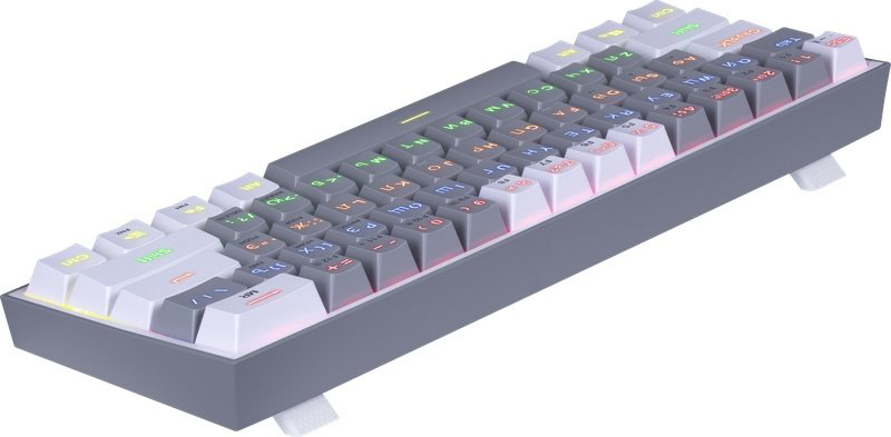 Клавиатура Redragon Fizz K617-R белый купить,NaN
