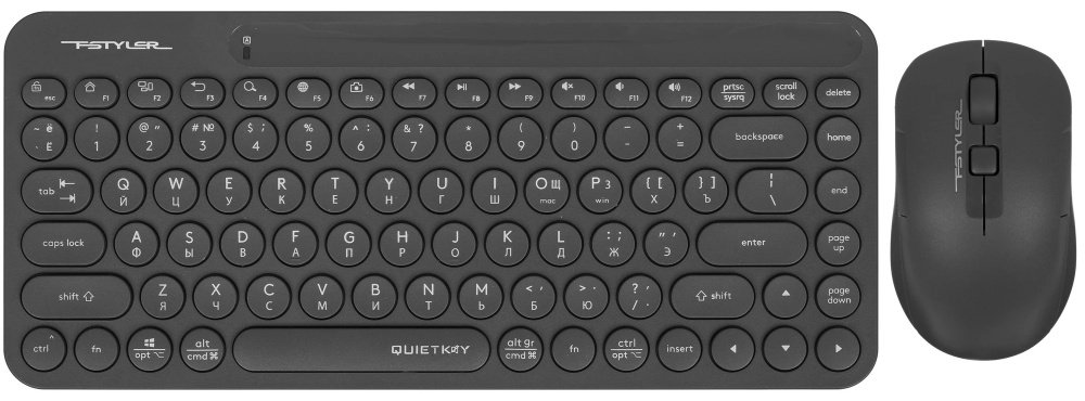 Клавиатура A4Tech FG3200 Air 2 серый купить,10873