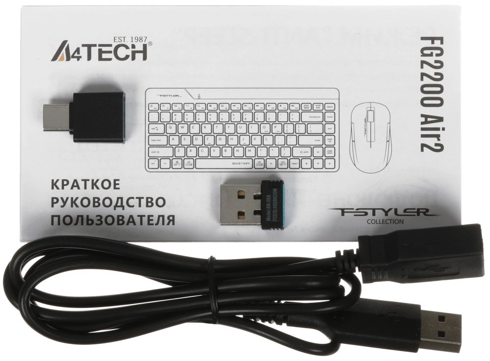Клавиатура A4Tech FG2200 Air 2 Black черный купить,NaN