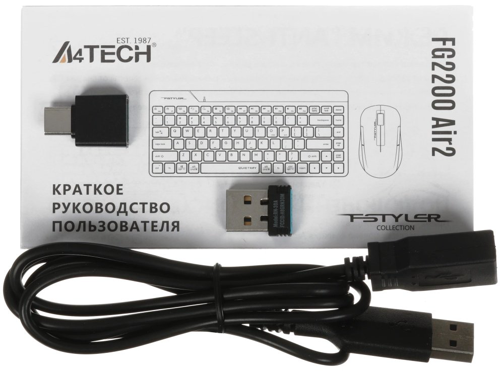 Клавиатура A4Tech FG2200 Air 2 Black черный купить,NaN