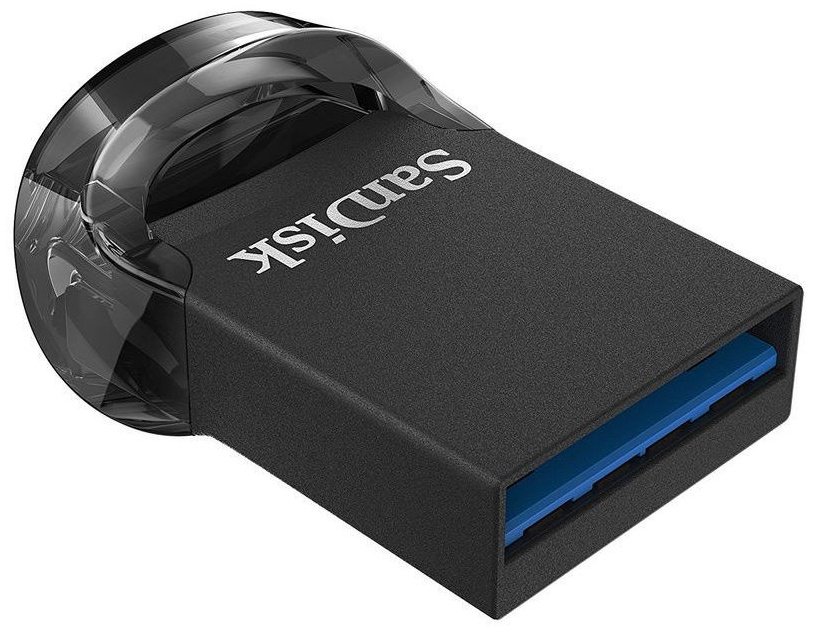 SanDisk Ultra Fit SDCZ430-064G-G46 64Gb черный купить,NaN