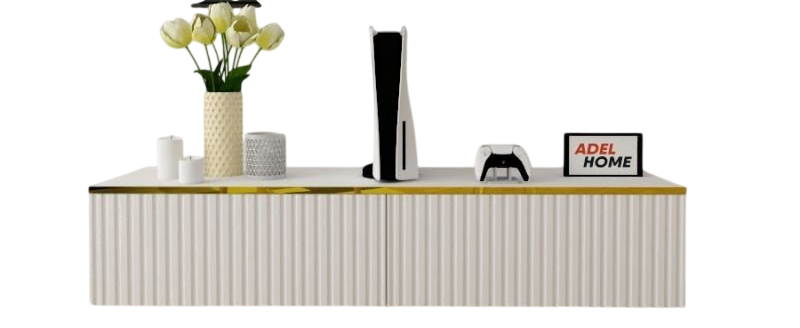 ТВ-тумба Adel Home Билли AH0371 140x30x35см белый купить,NaN