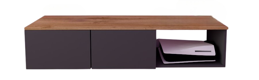 ТВ-тумба Adel Home Вера AH0210 140x30x35см темно-серый купить,NaN