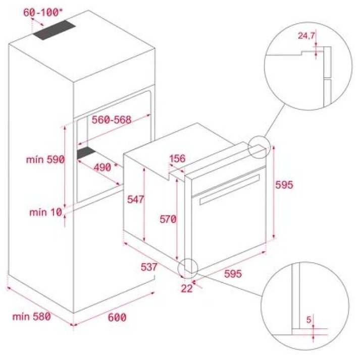 Духовой шкаф TEKA HSB 6450 WH белый - ForteMarket Духовой шкаф TEKA HSB 6450 WH белый купить,310601