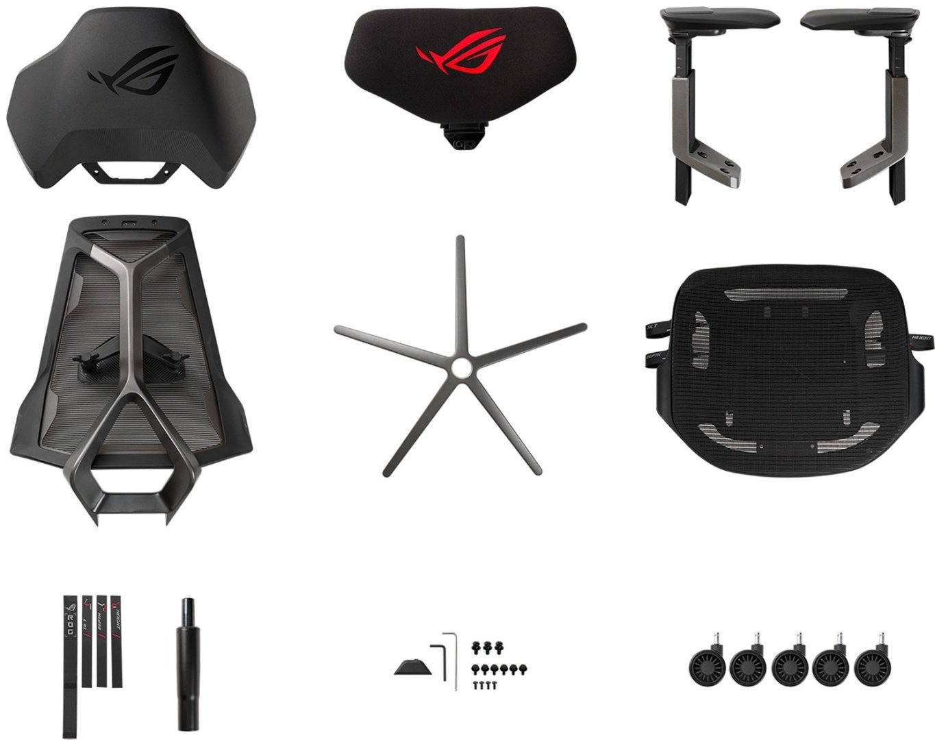 Игровое кресло ASUS SL400 ROG Destrier, Black (90GC0120-MSG010), черный купить,NaN