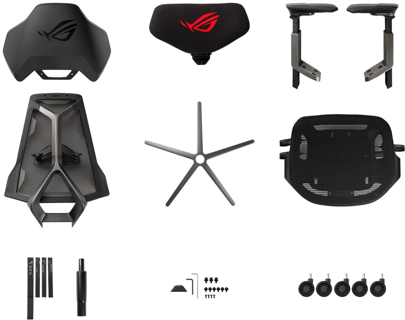 Игровое кресло ASUS SL400 ROG Destrier, Black (90GC0120-MSG010), черный купить,NaN
