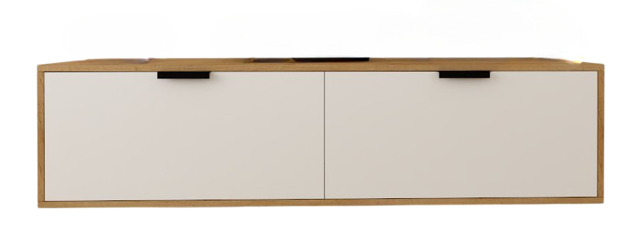 ТВ-тумба Adel Home Бритни AH0288 140x35x35см белый-коричневый купить,NaN