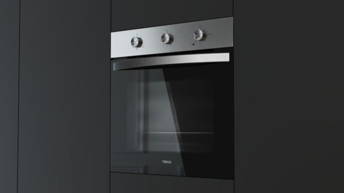 Духовой шкаф TEKA HBB 6050 SS черно-серебристый