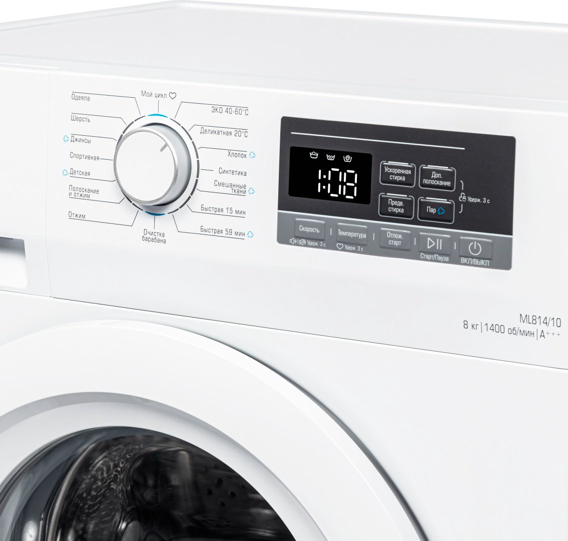Стиральная машина Бирюса WM-ML814/10 белый купить,159978
