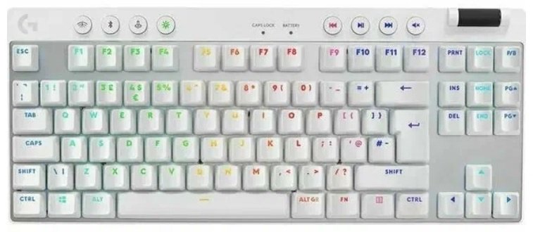 Клавиатура Logitech G PRO X TKL WHITE 920-012148 белый