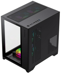 Корпус Game Max Gamemax Infinity Mini 7 ARGB Fans + Controller Black без Б/П черный