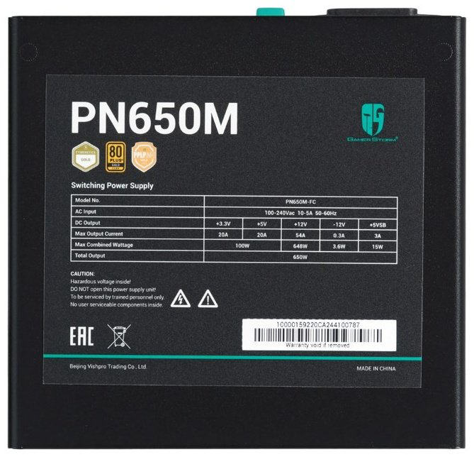 Блок питания Deepcool R-PN650M-FC0B-WGEU 650 Вт - ForteMarket Блок питания Deepcool R-PN650M-FC0B-WGEU 650 Вт купить,58570