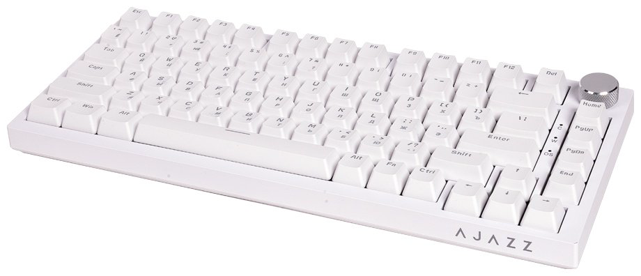 Клавиатура Ajazz AK820 Blue Switch белый