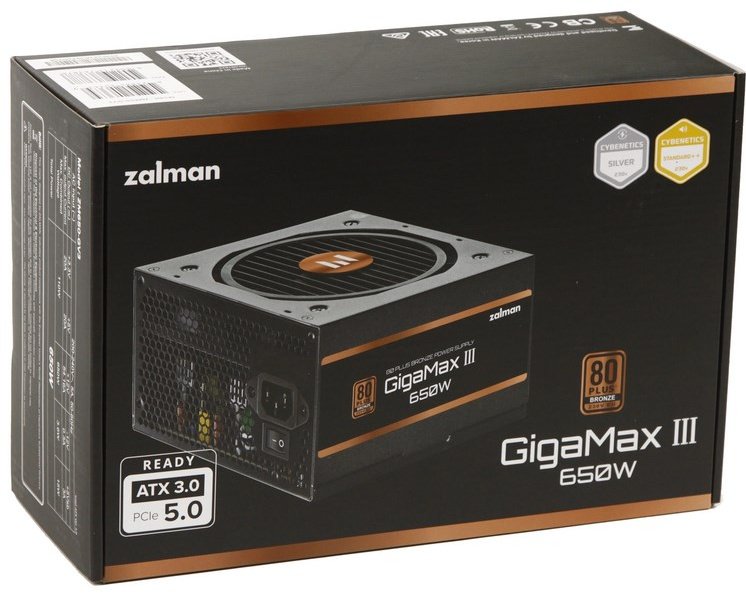 Блок питания Zalman GigaMax III (ZM650-GV3) 650 Вт купить,NaN