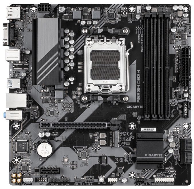 Материнская плата GIGABYTE A620M DS3H (REV2.0)