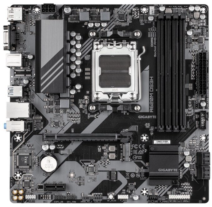 Материнская плата GIGABYTE A620M DS3H (REV2.0)