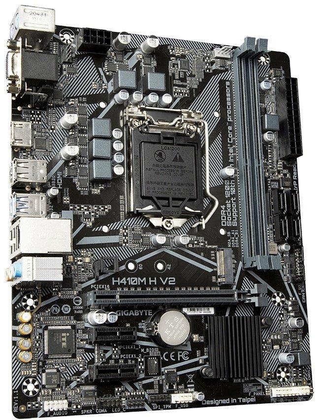 Материнская плата GIGABYTE GA-H410M H V2 купить,NaN