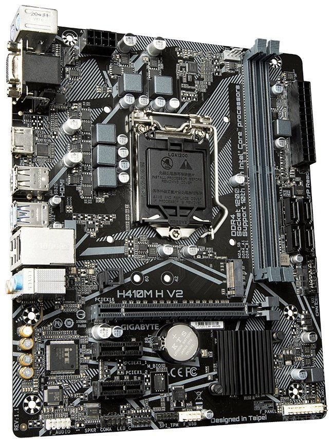 Материнская плата GIGABYTE GA-H410M H V2 купить,NaN
