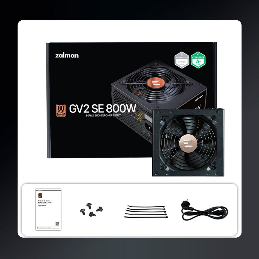 Блок питания Zalman GV2SE ZM800-GV2SE 800 Вт - ForteMarket Блок питания Zalman GV2SE ZM800-GV2SE 800 Вт купить,37480