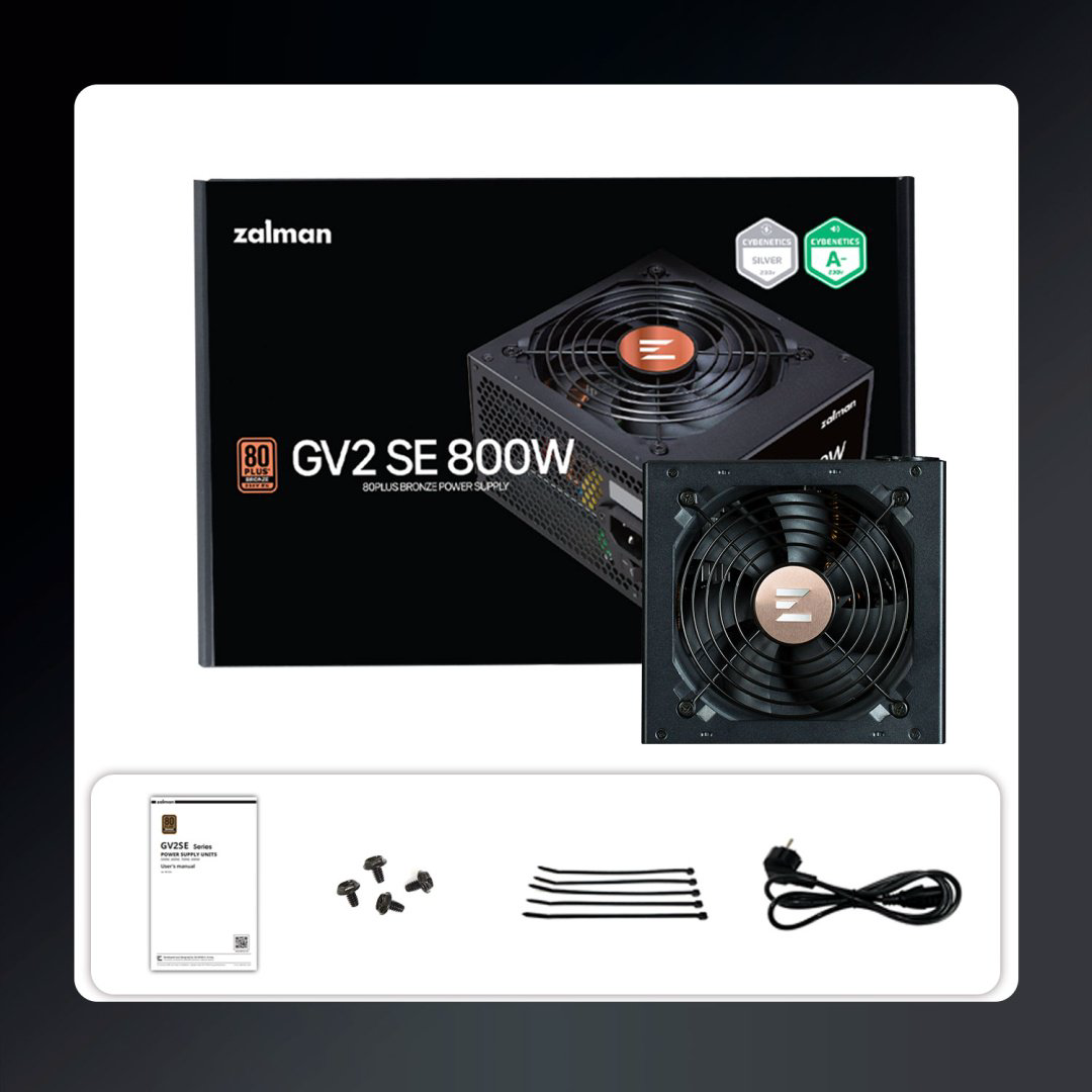 Блок питания Zalman GV2SE ZM800-GV2SE 800 Вт - ForteMarket Блок питания Zalman GV2SE ZM800-GV2SE 800 Вт купить,37480