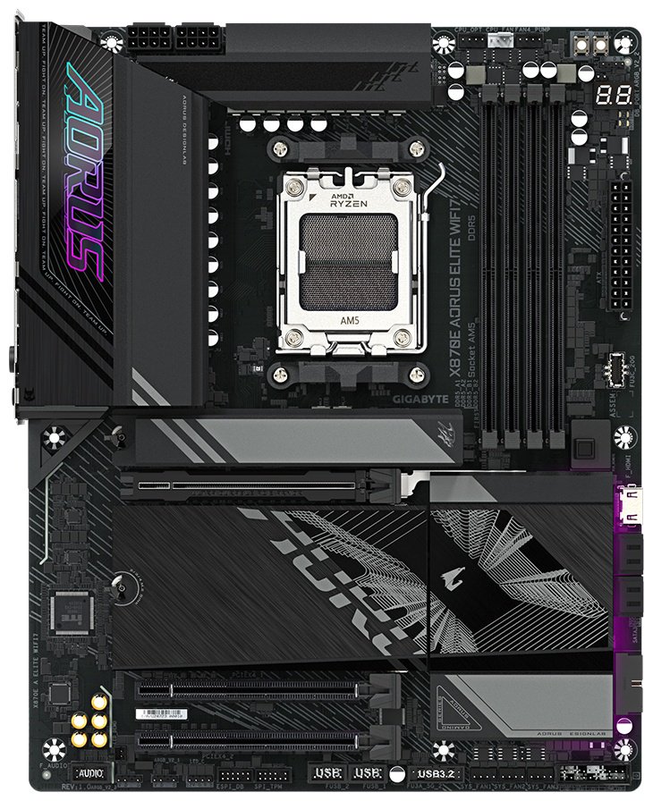 Материнская плата GIGABYTE X870E A ELITE WIFI7 купить,NaN