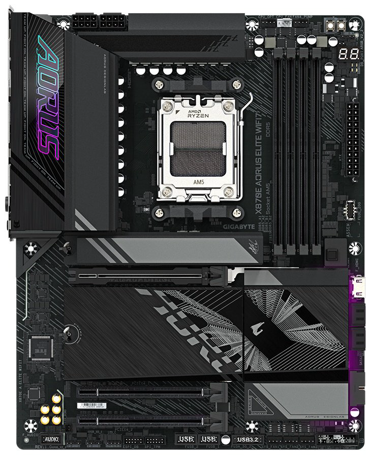 Материнская плата GIGABYTE X870E A ELITE WIFI7 купить,NaN