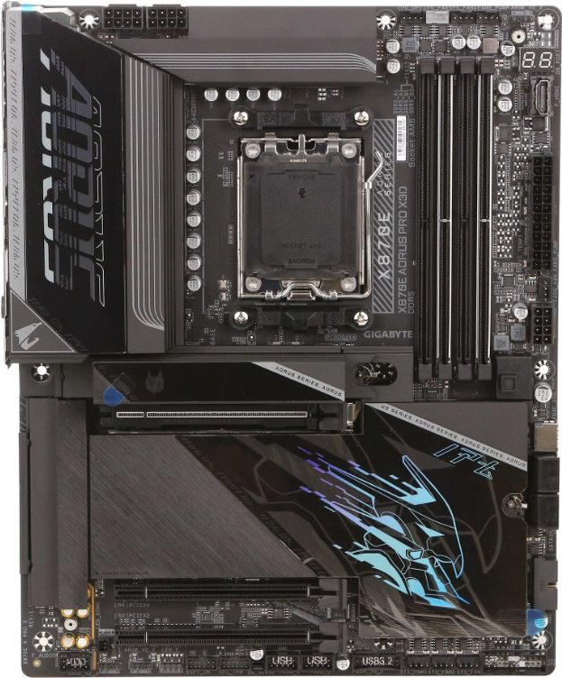 Материнская плата GIGABYTE X870E Aorus Pro X3D 9MX87EPX-00-G10 купить,NaN