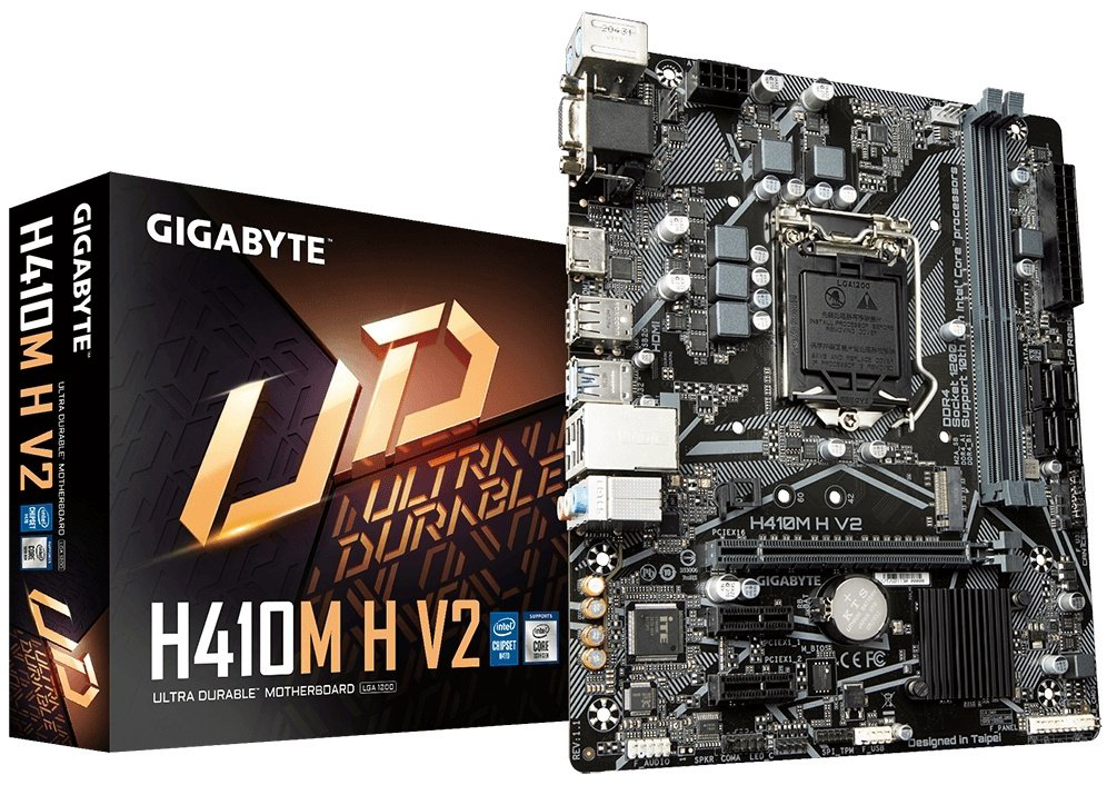 Материнская плата GIGABYTE GA-H410M H V2 купить,NaN
